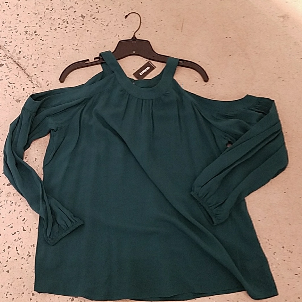 Express cold shoulder shirt